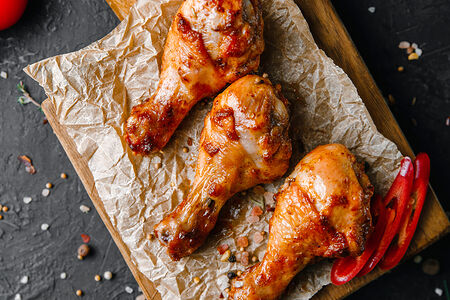 Шашлык из куриной голени