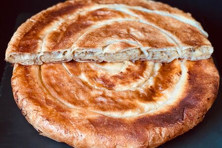 Бурек с картошкой и грибами 