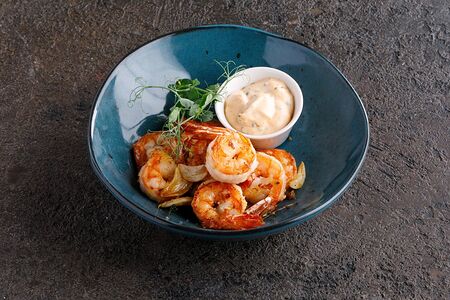 Жареные креветки