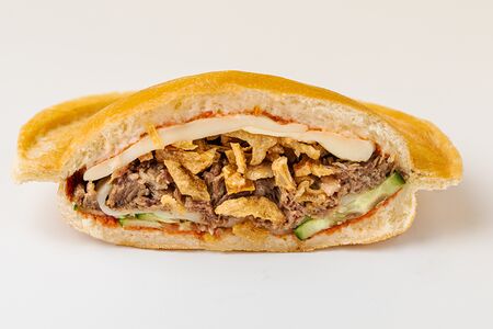 Бургер, картошка фри и напиток