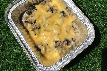 Жульен с курицей и грибами