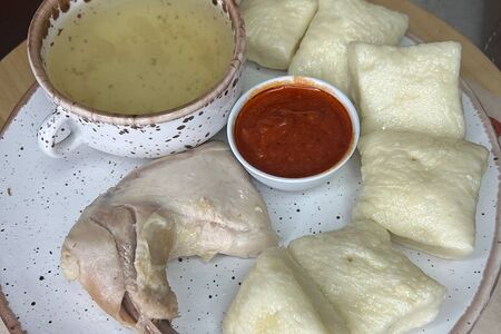 Аварский хинкал с курицей