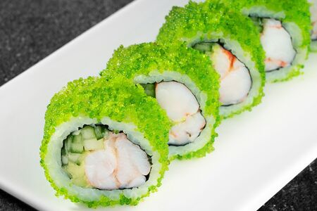 Ролл Калифорния с креветками