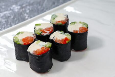 Кето Лосось-огурец