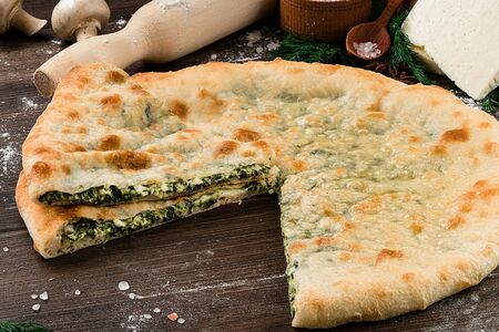 Пирог с сыром и шпинатом
