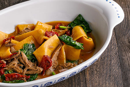 Паппарделле с рагу из утки