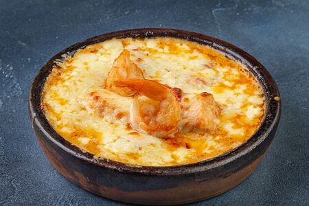 Семга по-французски на кеци