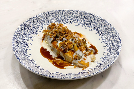 Куриная грудка с грибами