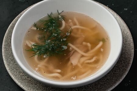 Суп куриный с лапшой