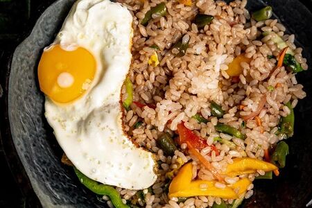 Тяхан с овощами