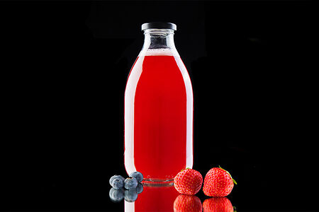 Морс из клубники и черники 1 л