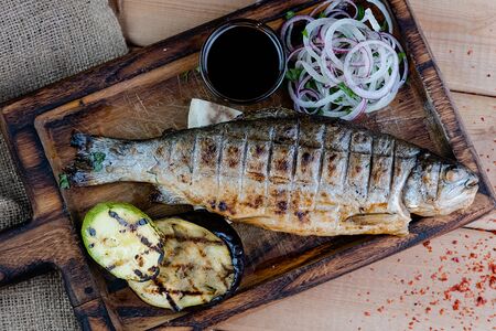 Форель на гриле