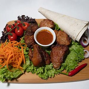 Шашлык из cвинoй шейки