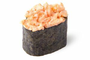 Гункан острый с креветкой