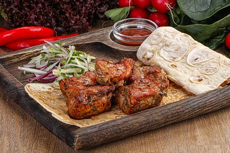 Свиная шейка на мангале