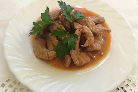 Поджарка из свинины