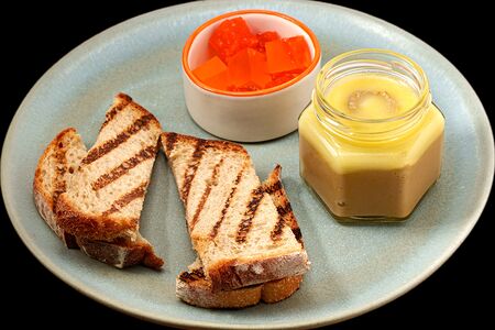 Паштет из печени цыпленка с перечным желе