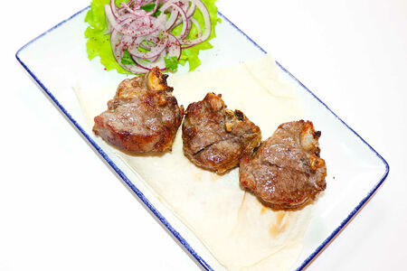 Шашлык из баранины яблочки