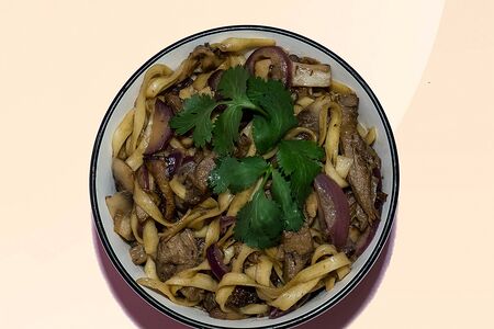 Вок бефстроганов