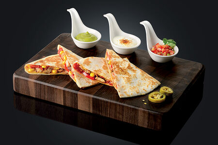 Кесадилья с курицей