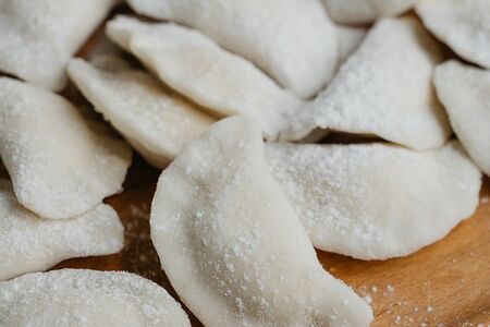 Вареники с картофелем и луком без глютена