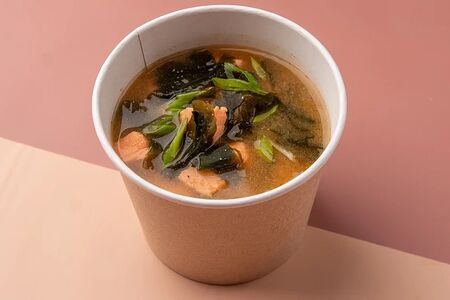 Мисо-суп с лососем