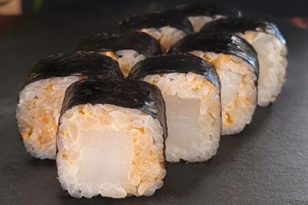 Мини-ролл с гребешком