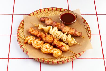 Якитори из свинины