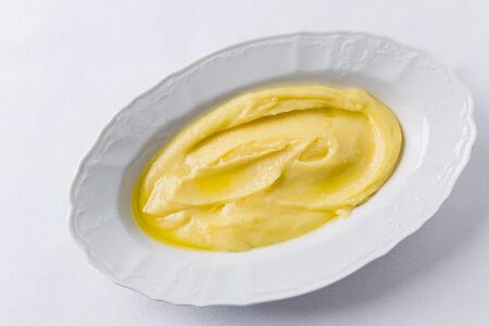 Картофельное пюре с трюфельным маслом