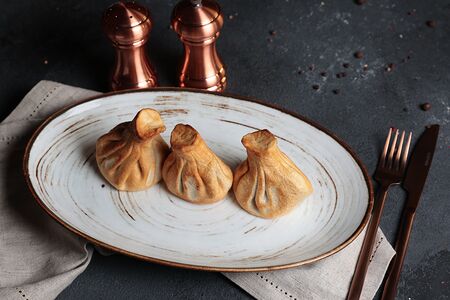 Хинкали жареные