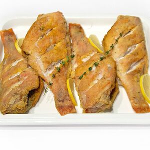 Жареный окунь