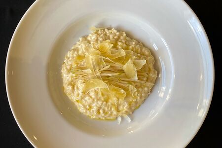 Ризотто с сыром и грушей