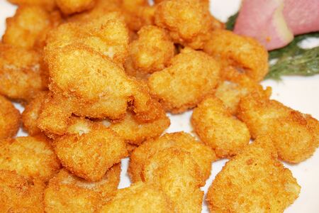 Минтай в сухарях