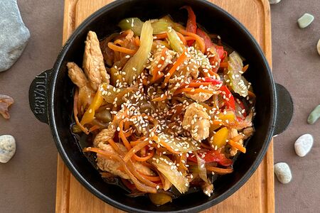 Курица с овощами