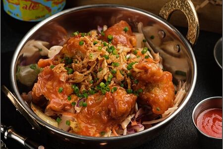 Салат Коул Слоу с хрустящей курочкой