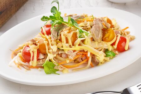 Утка и манго