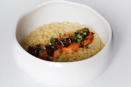 Паста с креветками