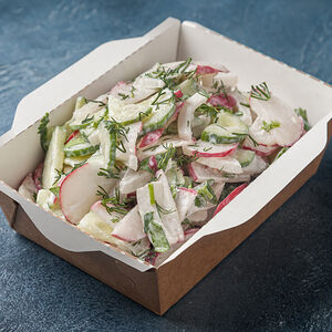 Огурцы с редисом по-домашнему