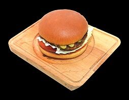 Бургер с куриной котлетой