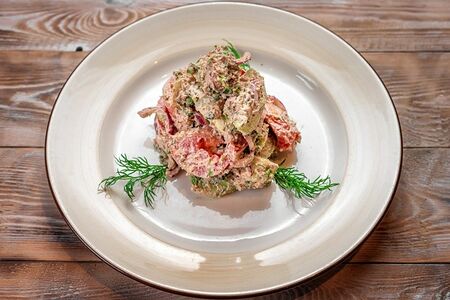 Салат овощной по-грузински