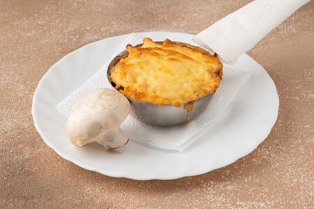 Жюльен с грибами