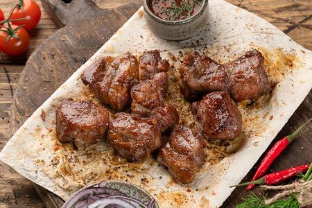 Шашлык из бараньей мякоти