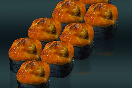 Запеченный с мидиями спайси