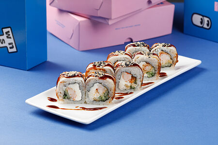 Креветка темпура с угрем