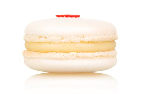 Ваниль с сердцем (макарони, макаруны, макаронсы, macaron)