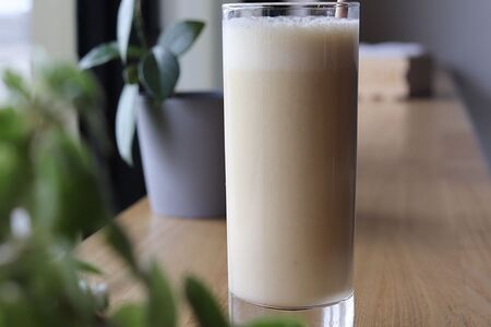 Банановый молочный коктейль