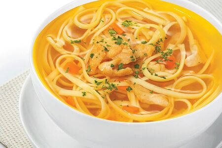 Домашний суп-лапша с курицей