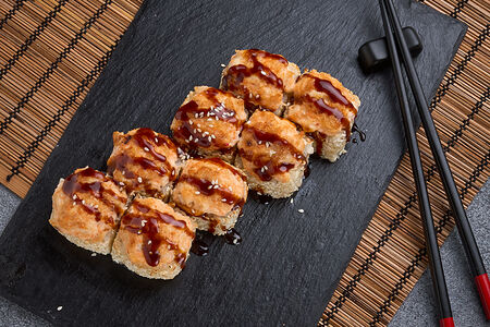 Ролл с курицей терияки