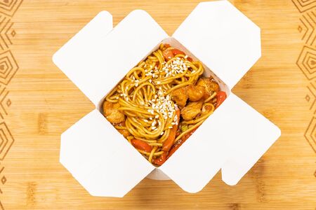 Удон с креветкой