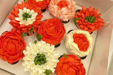 Капкейки Цветочные